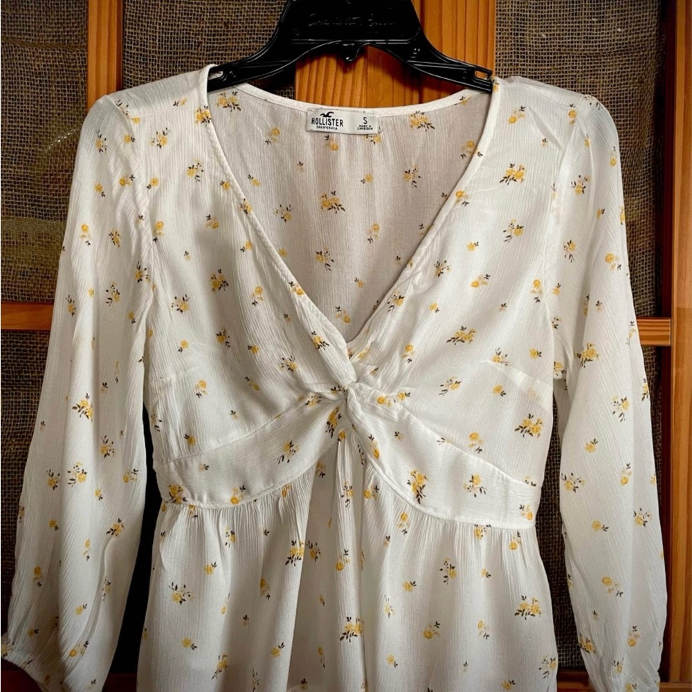 Hollister White Floral Women's Dress